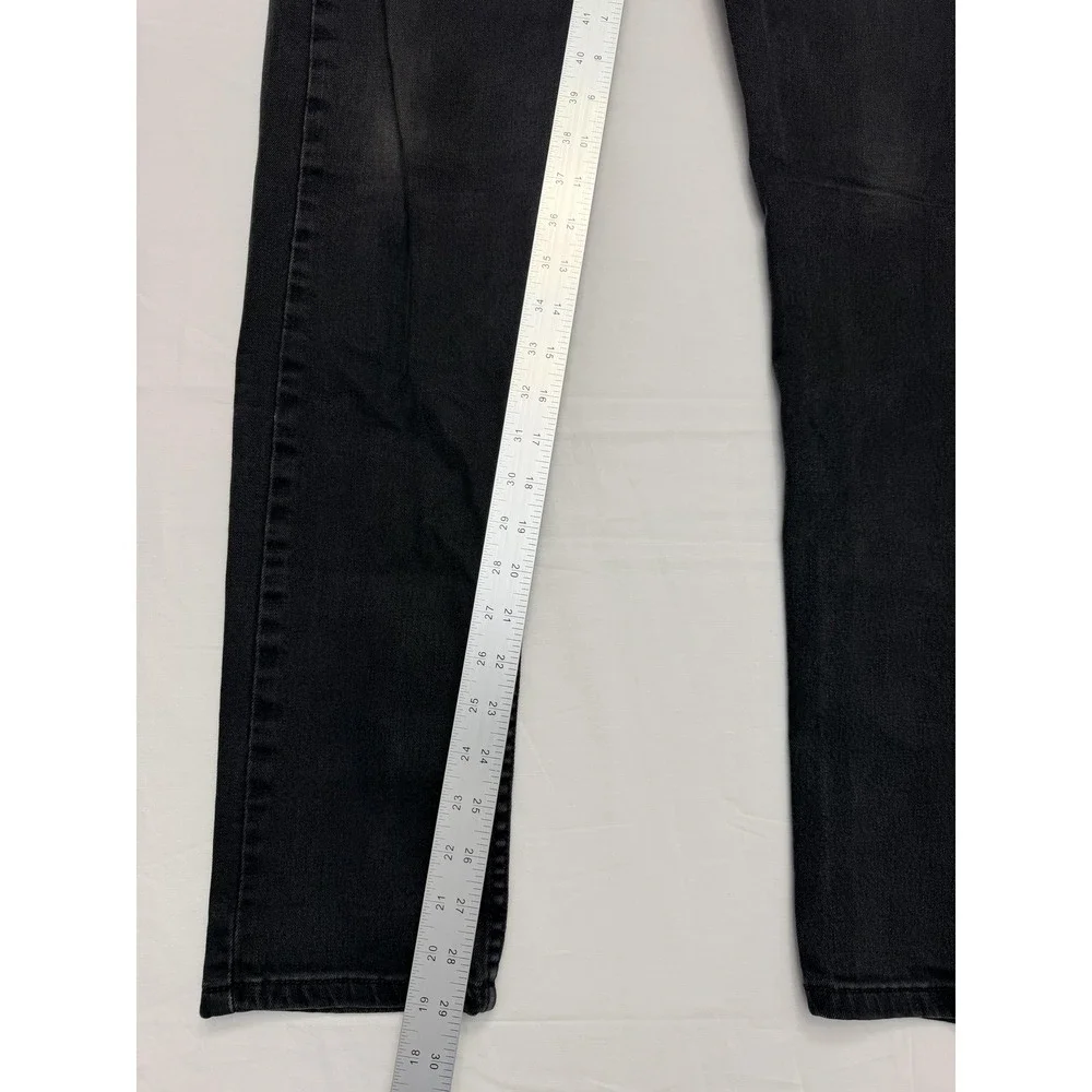 Levis 511 Jeans Mens 33x32 Gray Charcoal‎ Wash Slim Fit Tapered Denim Pants